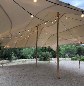 beduinas con iluminación top tent