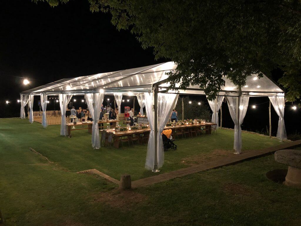 Pabellón alquiler iluminacion Top Tent
