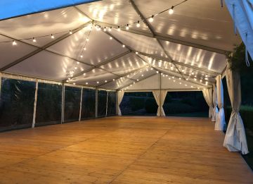 pabellón iluminación carpas Top tent